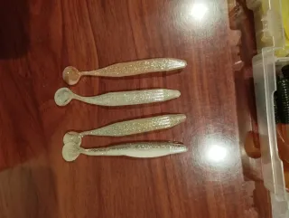 Lote señuelos pesca de goma