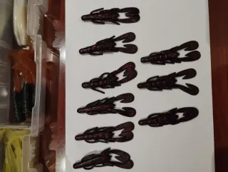 Lote señuelos pesca de goma