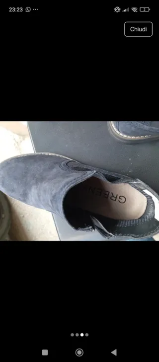 Scarponcini blu uomo