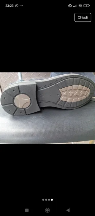 Scarponcini blu uomo