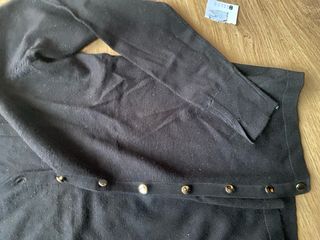 Chaqueta Sfera Negra Botones Dorados Talla M