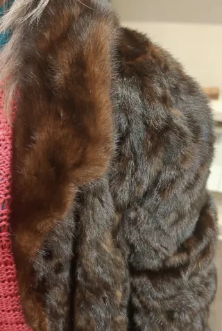 Abrigo tipo vison mejor ver