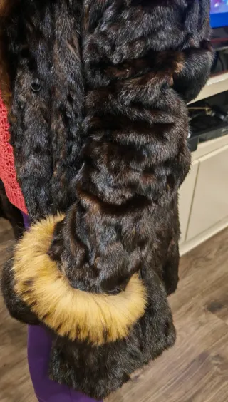 Abrigo tipo vison mejor ver