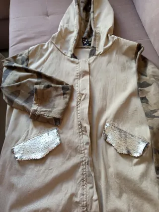 Chaqueta Zara Camuflaje Lentejuelas