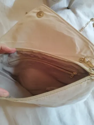 Zapatos y Bolso Massimo Dutti Beige