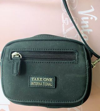 Bolso bandolera Take-One Unisex Negro