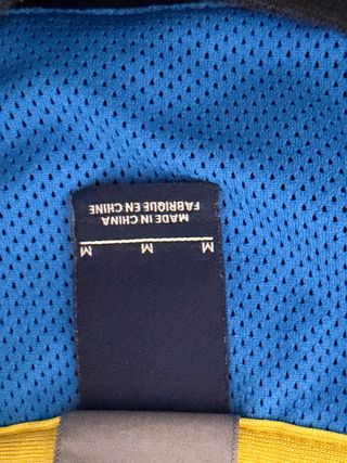 Felpa Nike blu e nera con zip