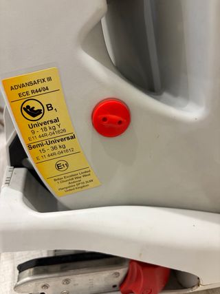 Silla coche Romer Advansafix III Grupo 1/2/3