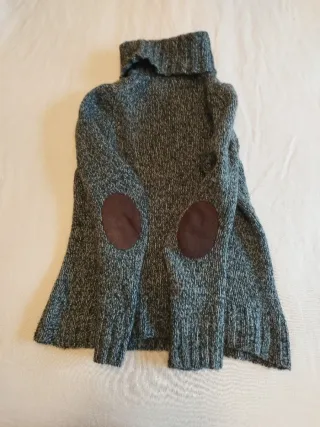 Jersey Massimo Dutti Cuello Alto Gris