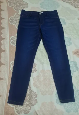 Pantalón vaquero azul mujer