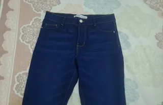Pantalón vaquero azul mujer