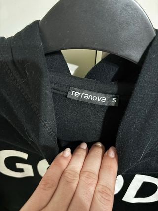 Felpa nera Good Vibes