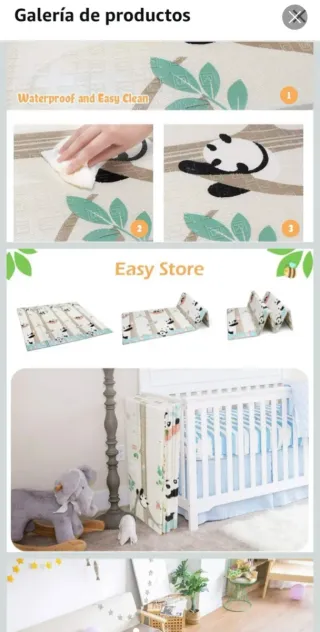 Alfombra infantil animales y medidor