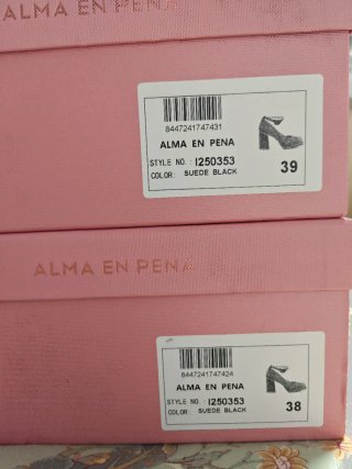 Zapatos NUEVOS de tacón ancho negros con plataform