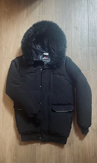 Giubbotto McKenzie nero con pelliccia