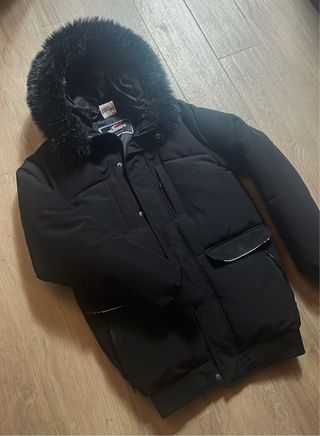 Giubbotto McKenzie nero con pelliccia