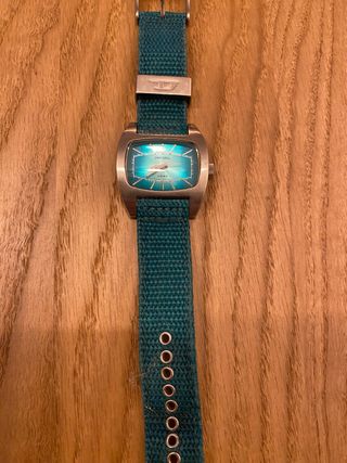 Reloj Diesel Plata y Turquesa