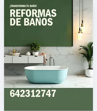 Reforma de baños! Consulte su presupuesto!