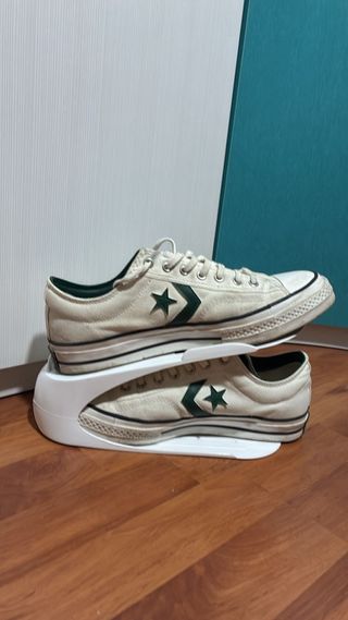 Zapatillas Converse Blanca y Verde
