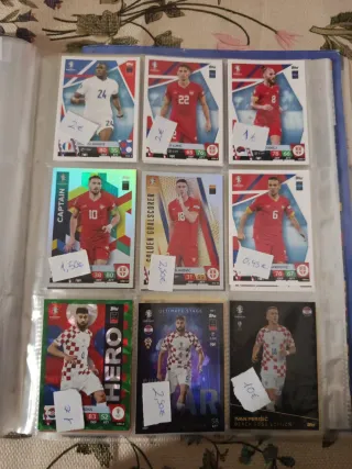 Cartas Fútbol Euro 2024 Originales