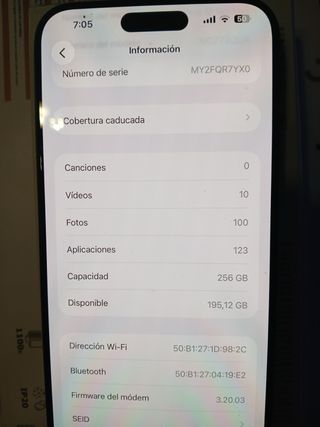 iPhone 15 Pro Max Negro/Gris