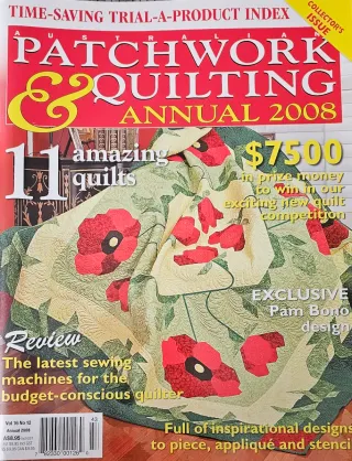 6 revistas australianas de Patchwork