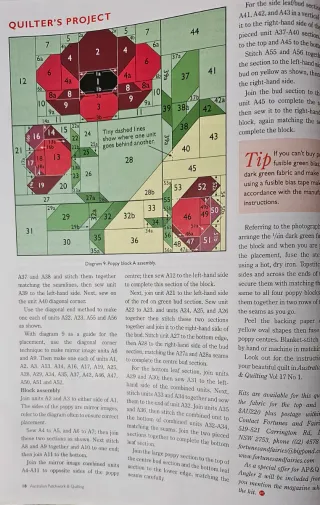 6 revistas australianas de Patchwork