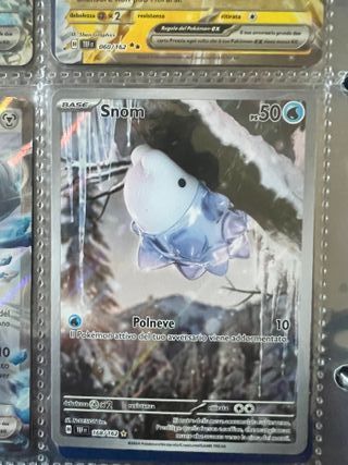 Carta Pokémon Snom Illustrazione Rara 168/162
