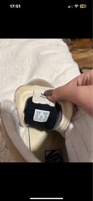 Converse Piel Plataforma Talla 37.5