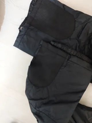 Conjunto esquí niño unisex negro/rojo