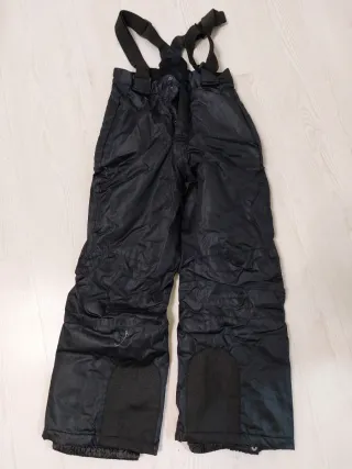 Conjunto esquí niño unisex negro/rojo