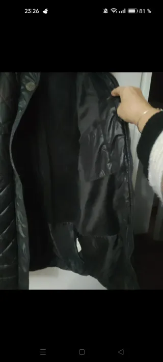 Abrigo acolchado mujer obscuro chocolate