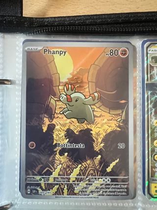 carta Pokémon di Phanpy, un'illustrazione rara