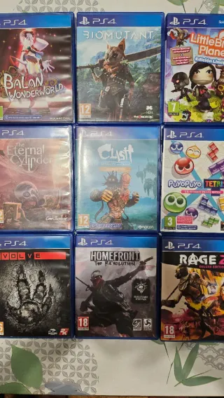 Pack 9 Juegos PS4 Pal Esp