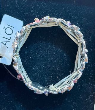 Pulsera flores esmaltadas multicolor