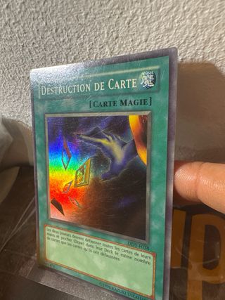 Carta Yu-Gi-Oh! Destrucción de Carta Francés