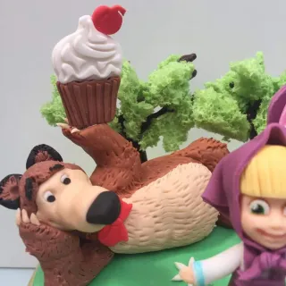 Tarta personalizada Masha y el Oso