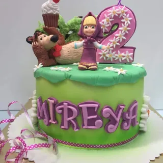 Tarta personalizada Masha y el Oso