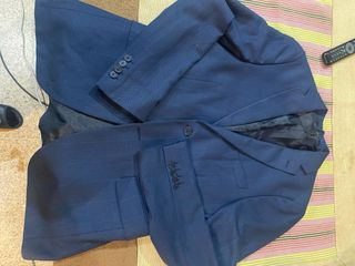 Traje de chaqueta azul
