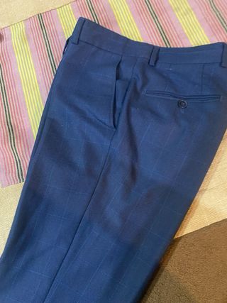 Traje de chaqueta azul