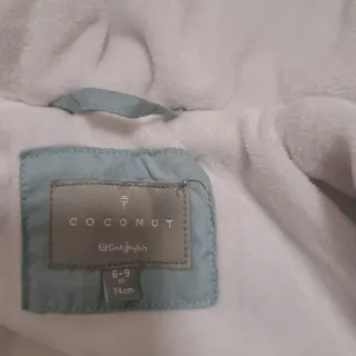 Abrigo buzo azul bebé invierno