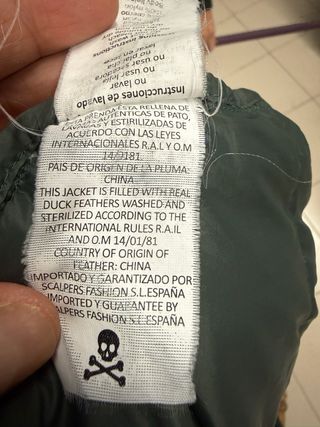 Chaleco Scalpers Pluma Natural Verde Oliva