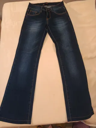 Pantalón vaquero mujer azul
