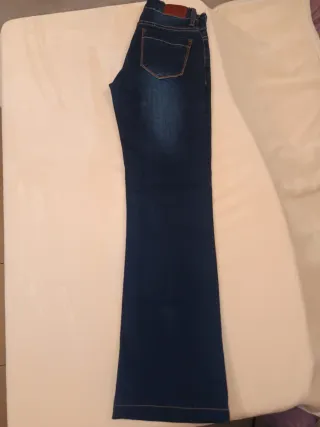 Pantalón vaquero mujer azul