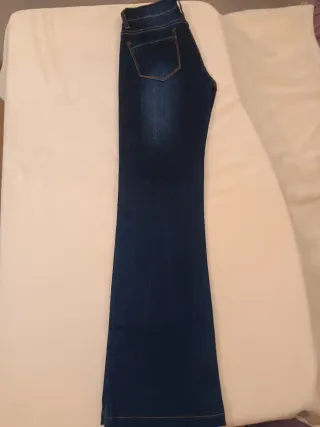 Pantalón vaquero mujer azul