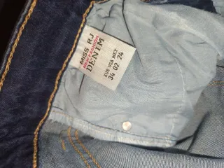 Pantalón vaquero mujer azul