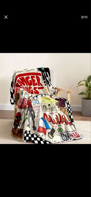 Manta Grande Stranger Things Franela