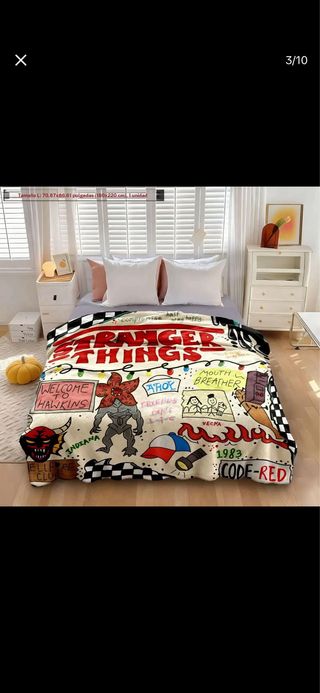 Manta Grande Stranger Things Franela