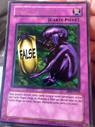Carta Yu-Gi-Oh! Trampa Trampa amañada francés