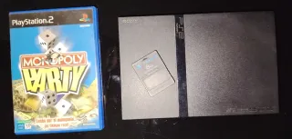 Lote PS2: Consola, Mandos, Juego y Cables